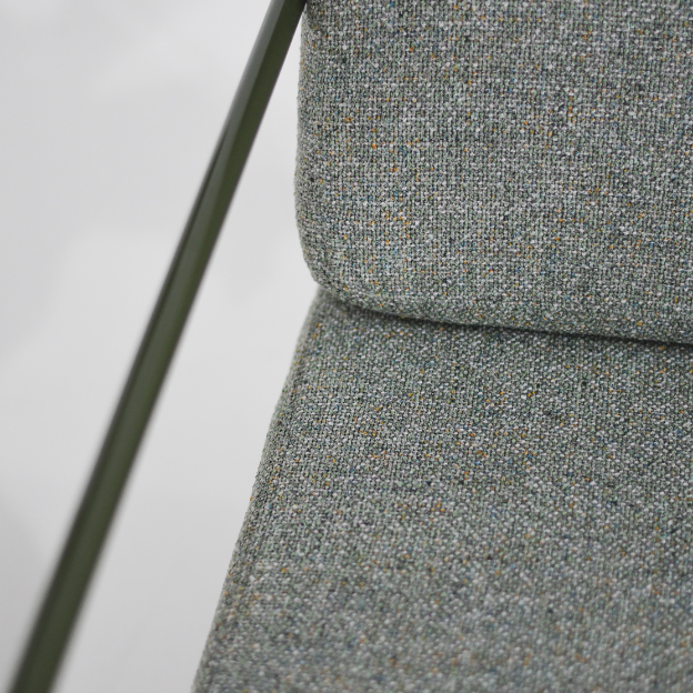 smohk, furniture, curve steel chair, chair, steel chair, occasional chair