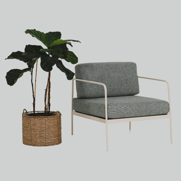 smohk, furniture, curve steel chair, chair, steel chair, occasional chair