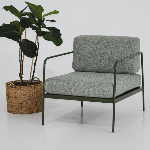 smohk, furniture, curve steel chair, chair, steel chair, occasional chair