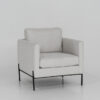 smohk, furniture, donna chair, chair, steel chair, occasional chair