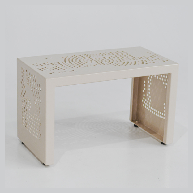 smohk, furniture, bench, steel bench, curated, hand crafted, Zena steel bench