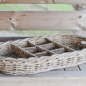 Oval Compartment Tray